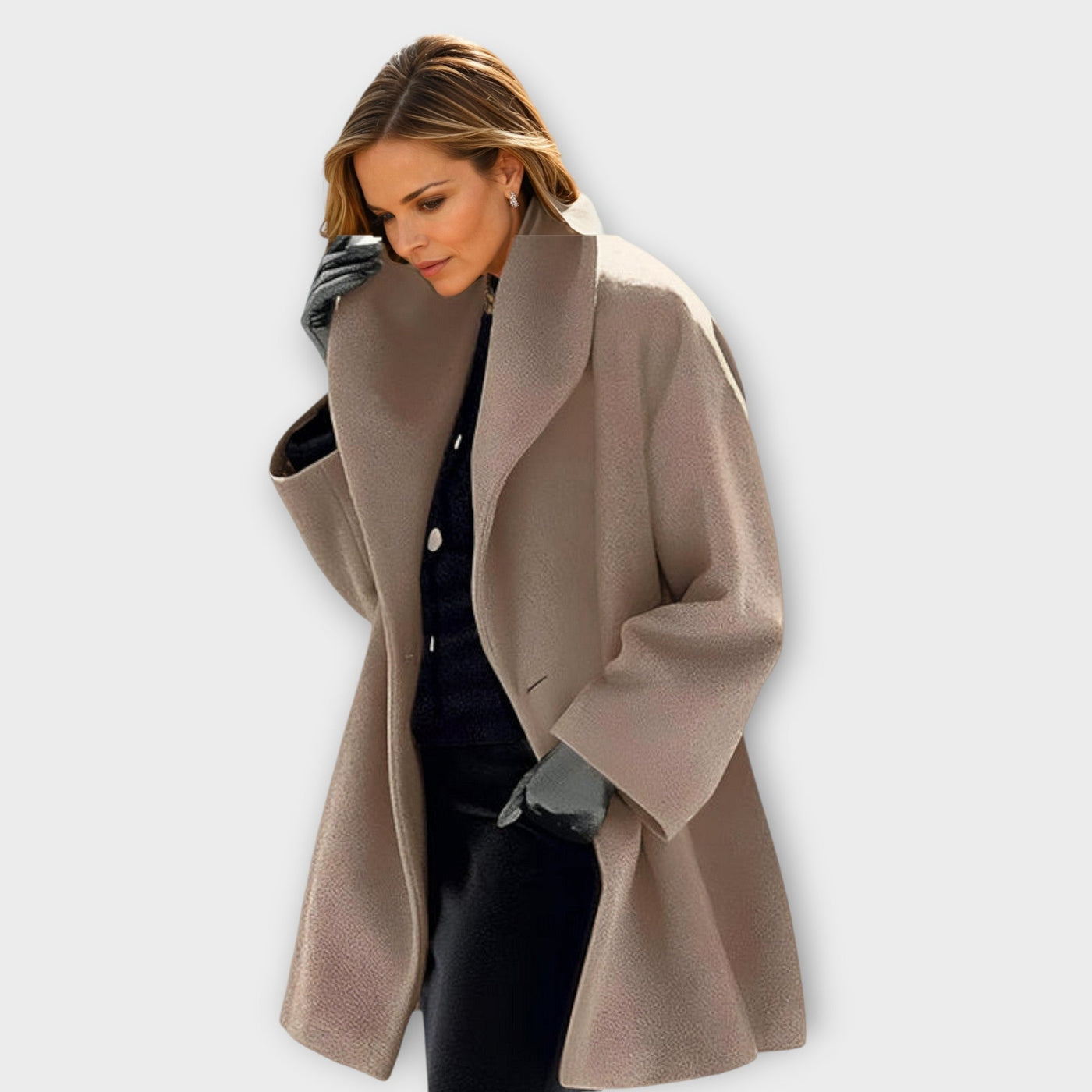 Genevieve | Wool Blend Elegance Coat